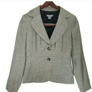 Ann Taylor Wool Button Blazer Size 2P